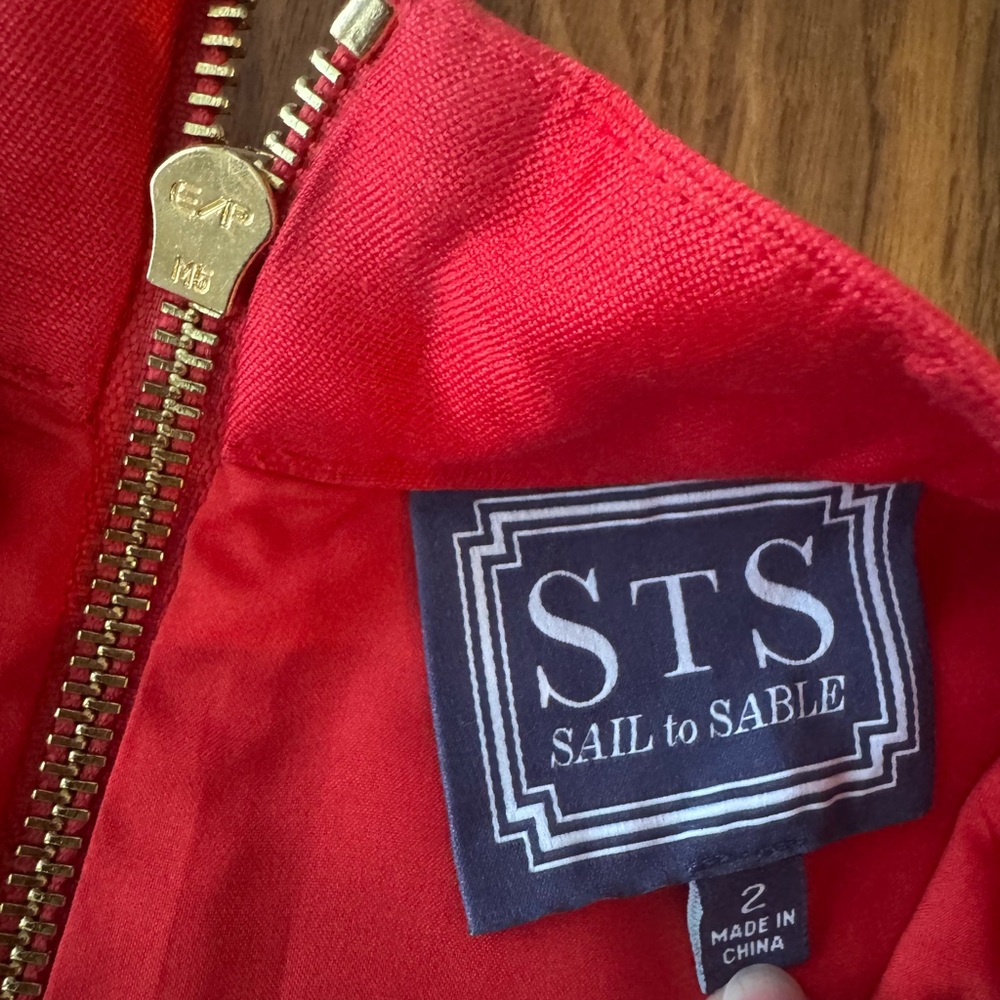 Sail to Sable Red Dress